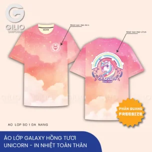 Áo lớp galaxy phản quang Unicorn thời trang | Đồng phục Gilio