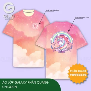 Áo lớp galaxy phản quang Unicorn
