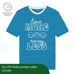 Áo lớp Phản Quang Xanh Ocean
