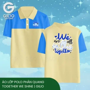 Áo Lớp Polo Phản Quan Together We Shine
