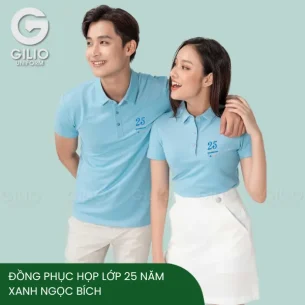 Đồng phục họp lớp 25 năm xanh ngọc bích