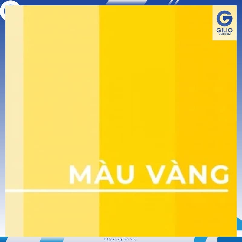 áo đồng phục màu vàng