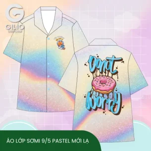 Áo lớp Sơmi 9/5 Pastel Mới Lạ