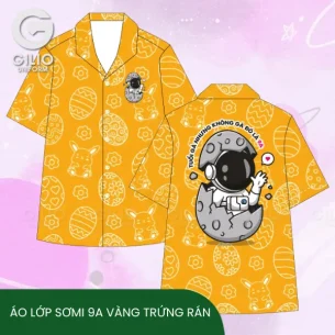 Áo lớp Sơmi 9A Vàng Trứng Rán