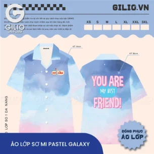 Áo Lớp Sơ Mi Pastel Galaxy