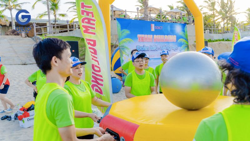 áo lưới team building xanh lá cây