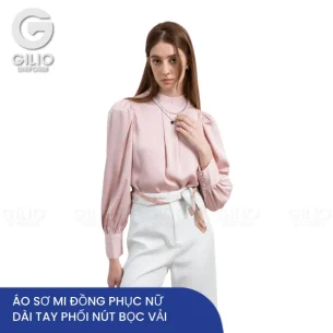 Áo sơ mi đồng phục nữ dài tay