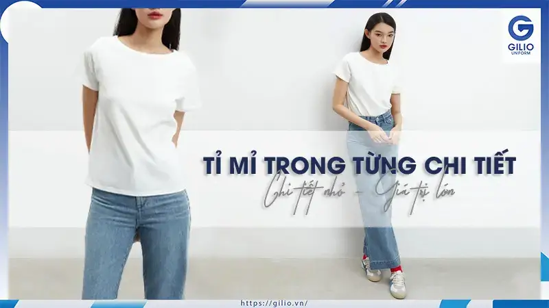 áo thun trắng đồng phục