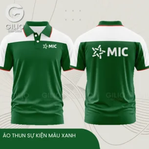 Áo thun sự kiện màu xanh