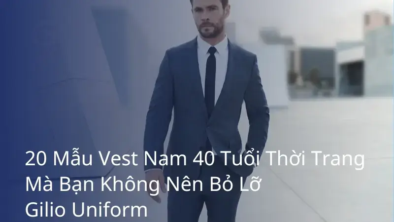 áo vest nam tuổi 40