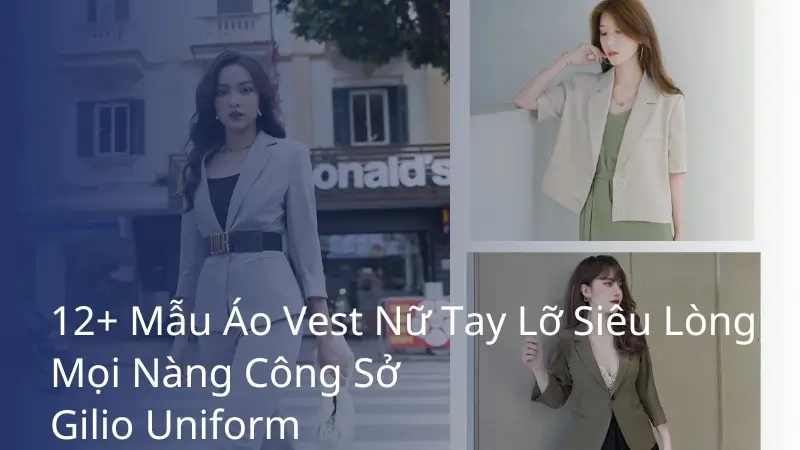 áo vest nữ tay lỡ