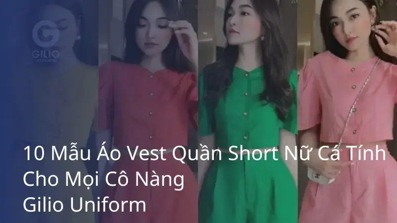 áo vest quần short nữ