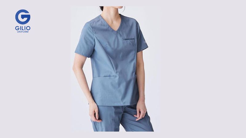 bộ Scrubs áo phẫu thuật xanh coban