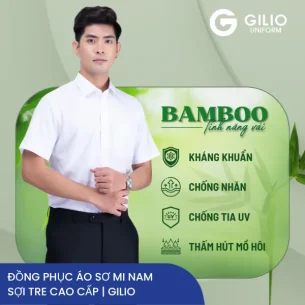 Đồng phục áo sơ mi nam sợi tre cao cấp