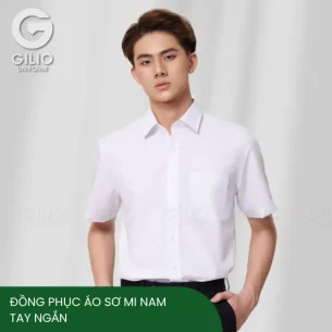Đồng phục áo sơ mi nam tay ngắn