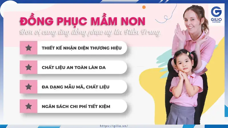 đồng phục mầm non cổ tròn