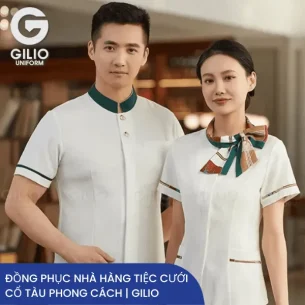 Đồng phục nhà hàng tiệc cưới cổ tàu