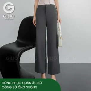 Đồng phục quần âu nữ công sở ống suông