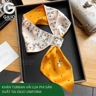 khăn turban vải lụa phi sản xuất tại gilio uniform