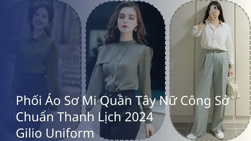 sơ mi quần tây nữ