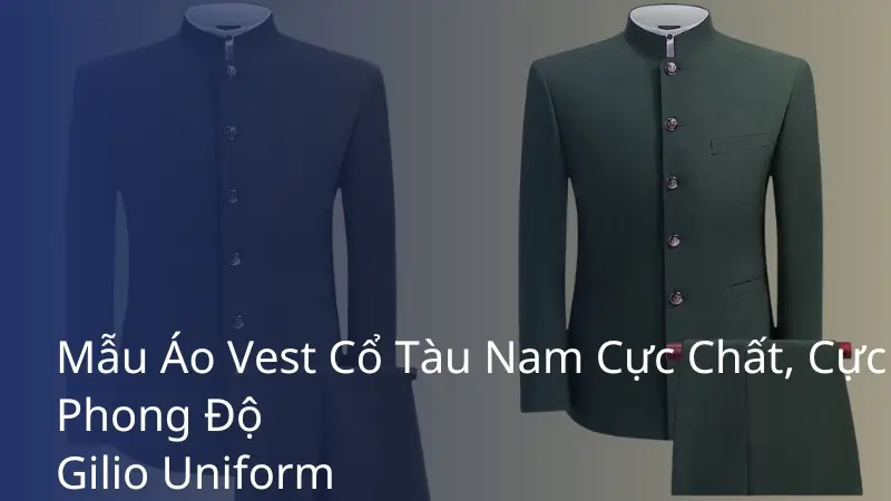 vest cổ tàu