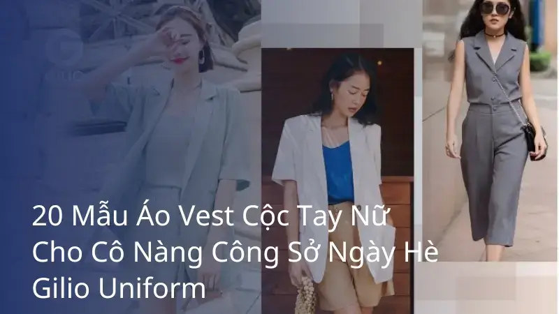 vest cộc tay nữ