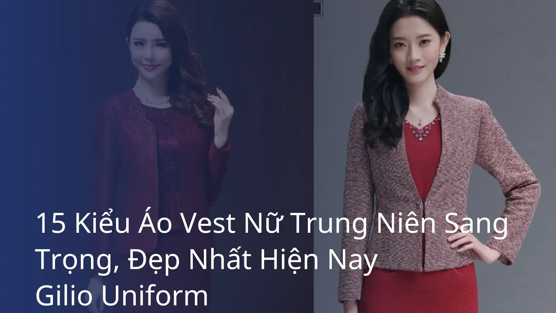 vest nữ trung niên