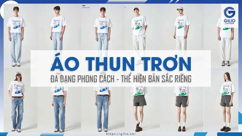 xưởng may áo thun trơn