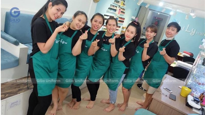 Đồng phục cho dân làm nail chuyên nghiệp