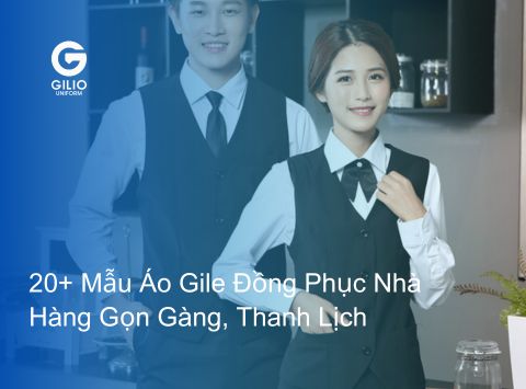 áo gile đồng phục nhà hàng