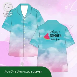 Áo lớp Sơmi Hello Summer