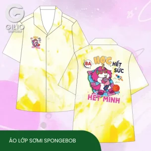 Áo lớp Sơmi Spongebob