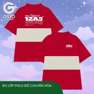 Áo Lớp Polo Đỏ Chuyên Hóa