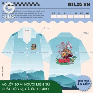 Áo Lớp Sơ Mi Người Miền Núi Chất Độc Lạ, Cá Tính