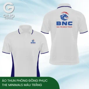Áo thun phông đồng phục The Minimals màu trắng