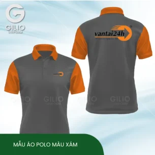 Mẫu áo polo màu xám