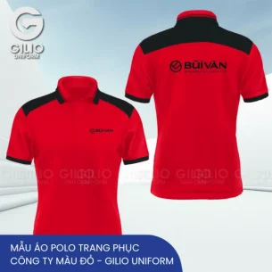 Mẫu Áo Polo Trang Phục Công Ty Màu Đỏ