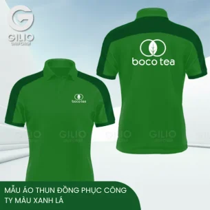 Mẫu Áo Thun Đồng Phục Công Ty Màu Xanh Lá
