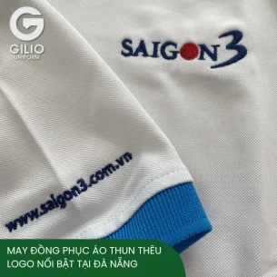 May đồng phục áo thun thêu logo nổi bật tại Đà Nẵng