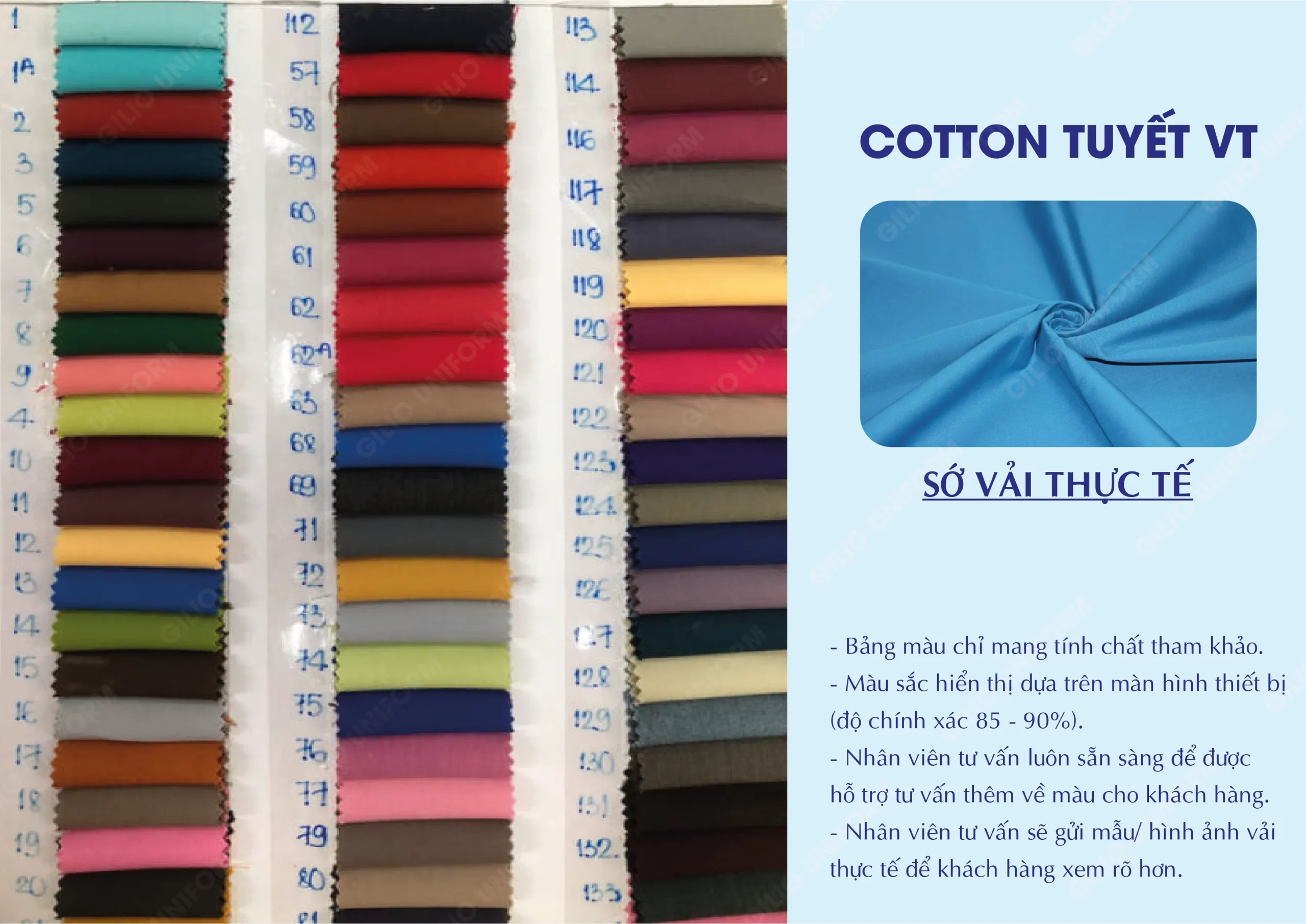 vải cotton tuyết