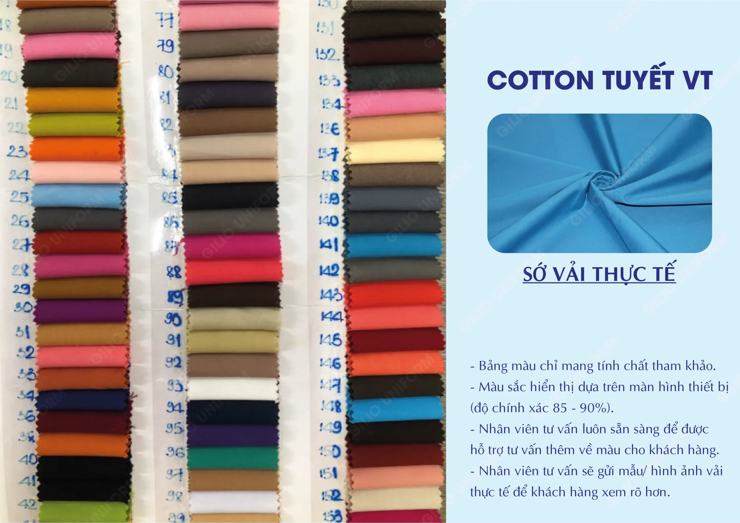 vải cotton tuyết