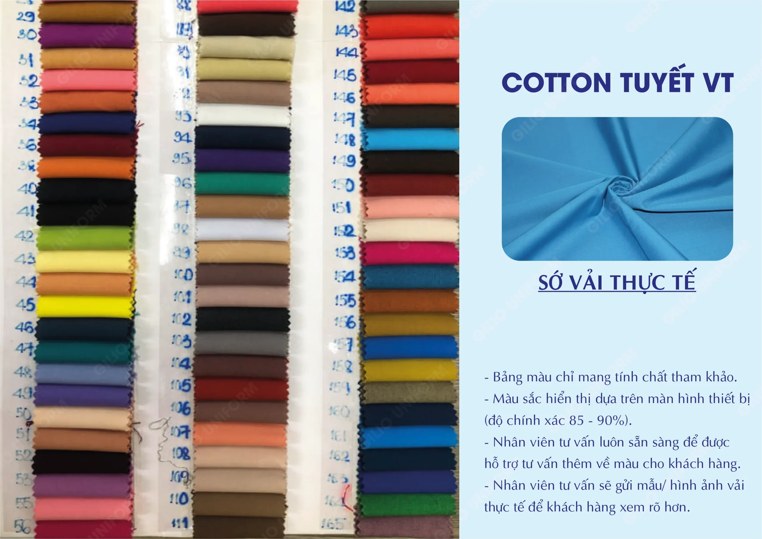 vải cotton tuyết