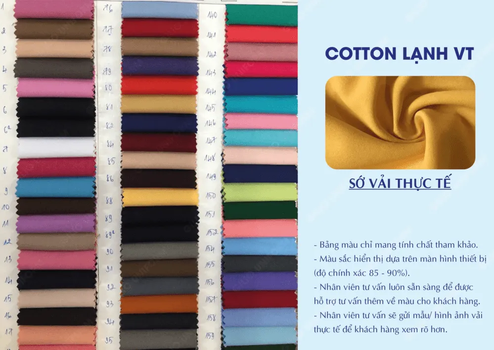 vải cotton lạnh