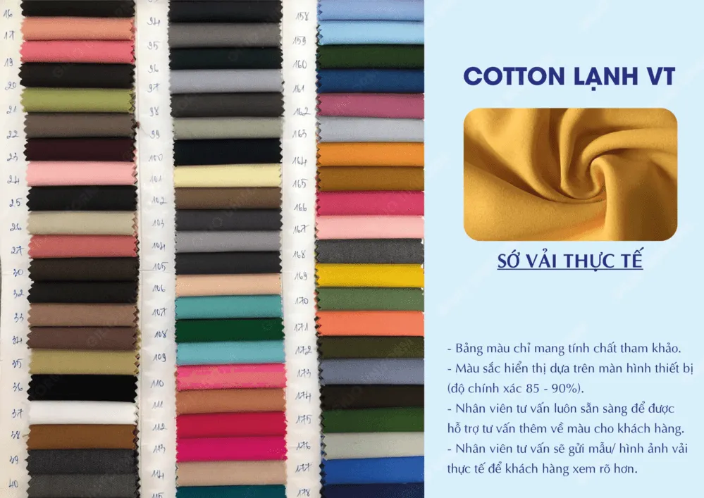 vải cotton lạnh