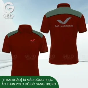 [Tham khảo] 14 mẫu đồng phục áo thun polo đỏ đô sang trọng
