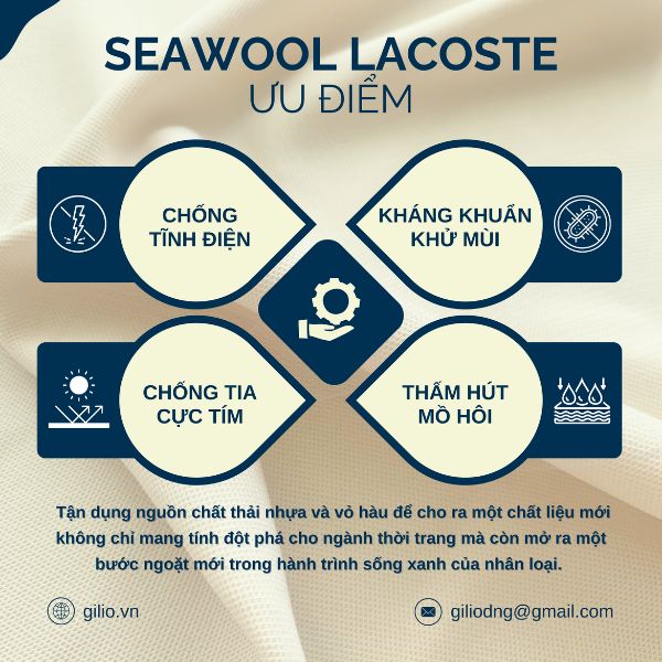 Ưu điểm vải Seawool