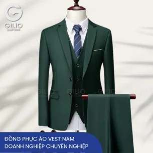 Áo vest nam doanh nghiệp chuyên nghiệp