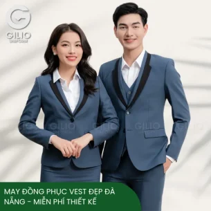 May đồng phục vest đẹp Đà Nẵng - Miễn phí thiết kế