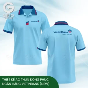 Thiết kế áo thun đồng phục ngân hàng Vietinbank (New)