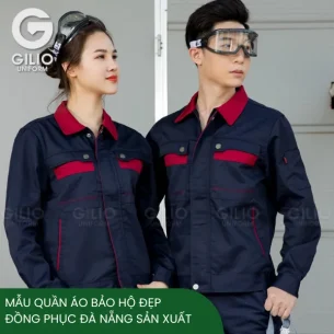 Mẫu quần áo bảo hộ đẹp năm 2024 - Đồng phục Đà Nẵng sản xuất